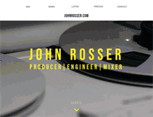 Tablet Screenshot of johnrosser.com